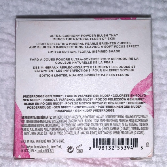NWT bareMinerals Limited Edition Gen Nude Blush, Tropical Orchid - Picture 6 of 6